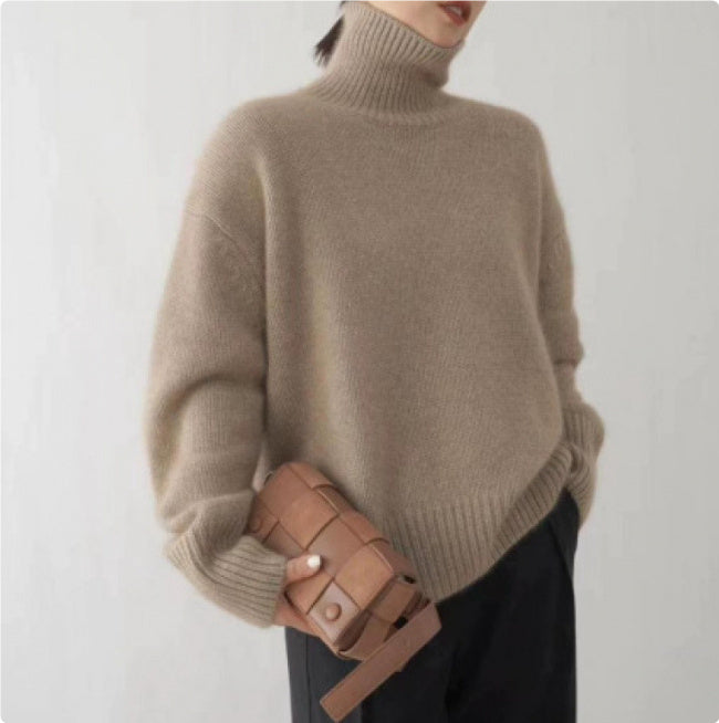Claire | Pull à col roulé confortable