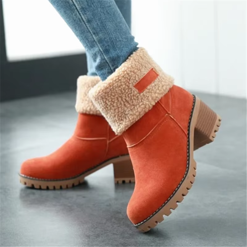 Clara | Bottines chaudes en suédine