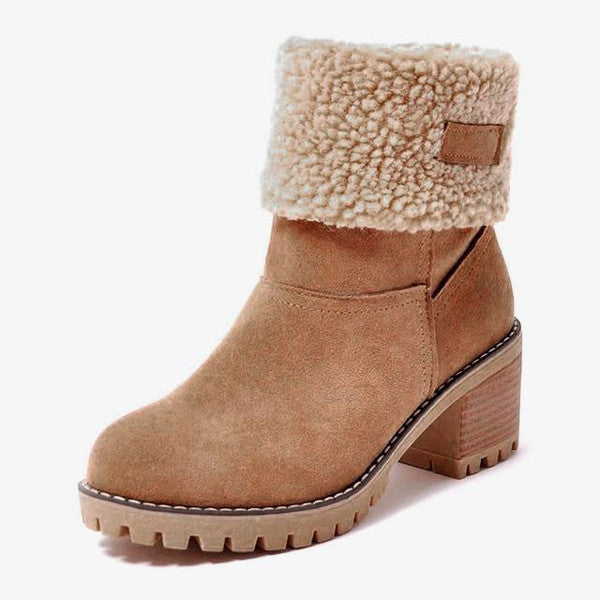 Clara | Bottines chaudes en suédine