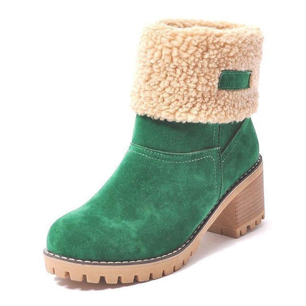 Clara | Bottines chaudes en suédine