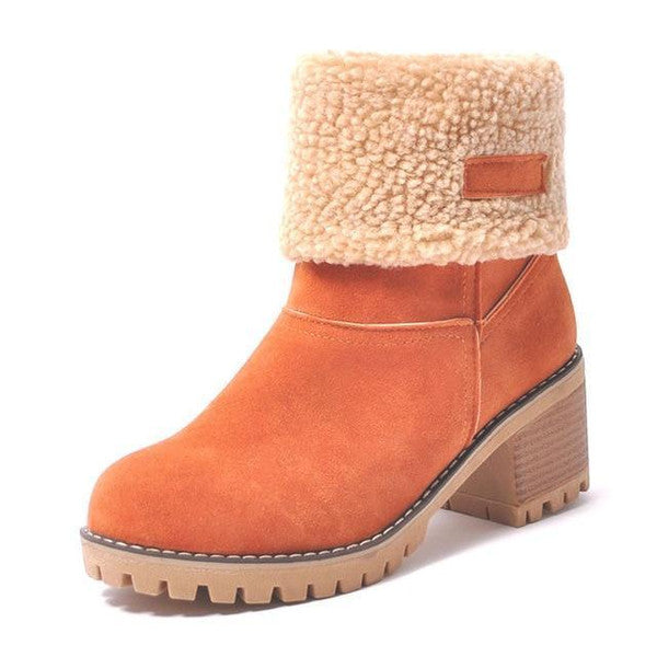 Clara | Bottines chaudes en suédine