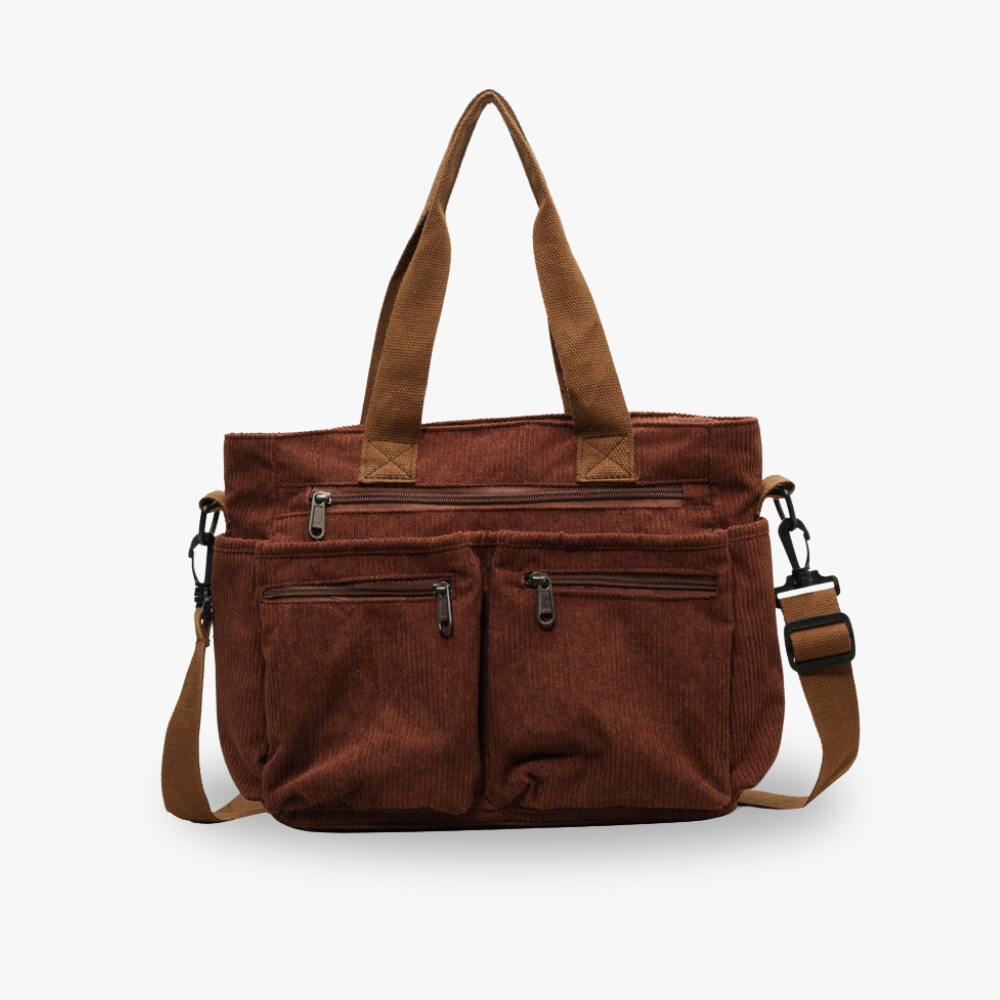 Lise | Sac bandoulière en velours côtelé