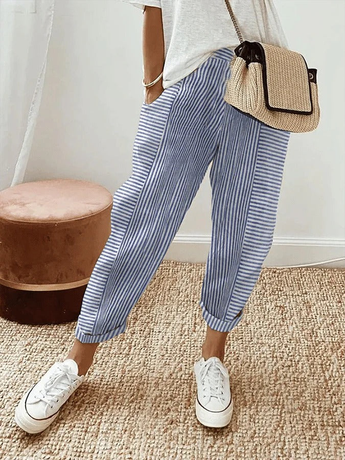 Luna | Pantalon à rayures