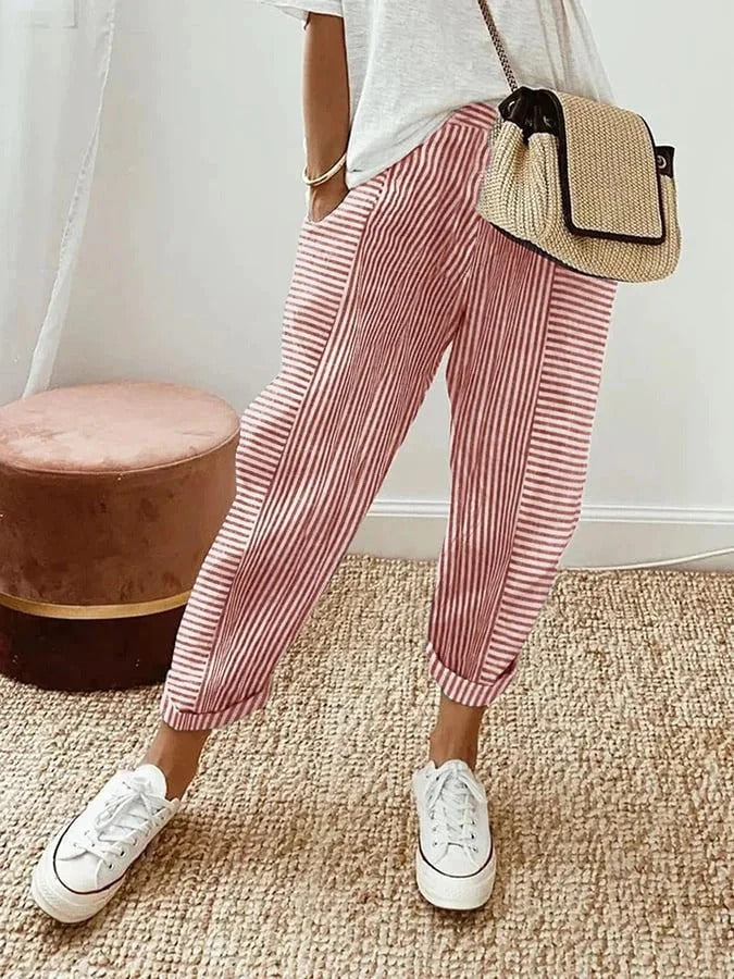 Luna | Pantalon à rayures