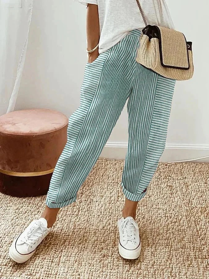 Luna | Pantalon à rayures