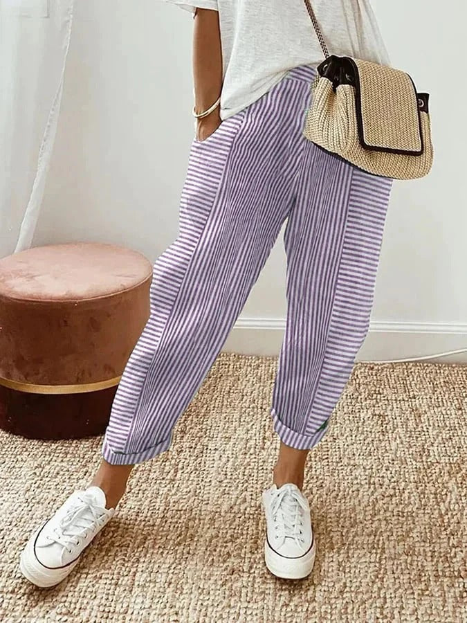 Luna | Pantalon à rayures