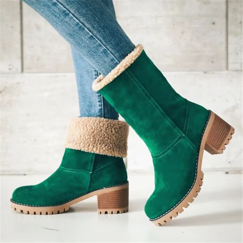 Clara | Bottines chaudes en suédine