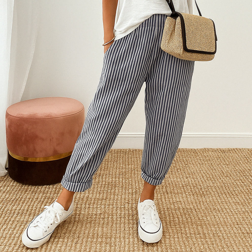 Luna | Pantalon à rayures
